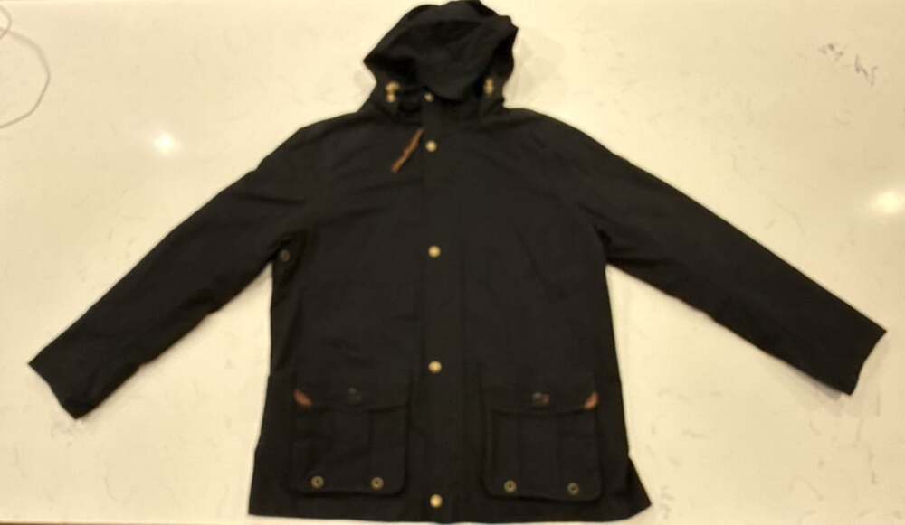 Timberland Hooded Jacket Size L Black Primaloft Parka